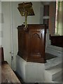 SU6946 : St Lawrence, Weston Patrick: pulpit by Basher Eyre