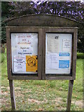 TM3174 : St.Mary's Church, Cratfield Notice Board by Geographer