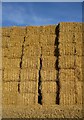 SU5082 : Stacked straw bales by Fly