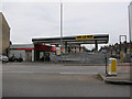 Hand car wash at former petrol station