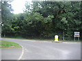 Junction of Pook Lane at the A286, Lavant