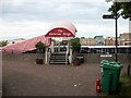 The Battersea Barge entrance, Tideway Walk