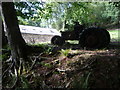 Abandoned tractor at Pen-parc