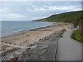 Part of Little Quay Bay and Cei-bach beach