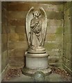 Statue from within Dawson Family Mausoleum