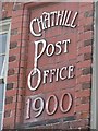 NU1826 : Detail, Chathill Post Office by Richard Webb
