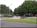 Cannons on a green, Thamesmead