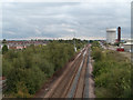 Railway entering Goole