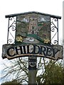 North face of the Village Sign, Childrey