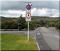 End of two restrictions on the B4242 near Glynneath