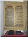 Ten Commandments, St Mary?s Church, Childrey