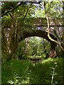 Bridge across a railway line which never was