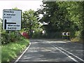 A4117 approaching the B4202 junction