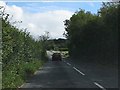 B4202 approaching a rural crossroads