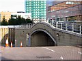 Car park entrance, Cardiff Bay.