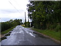 Road near The Cottage