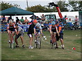 Cycle racing at the Heckington Show