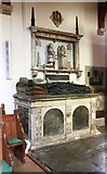TG2412 : St Mary & St Margaret, Sprowston, Norwich - Tomb chest by John Salmon
