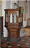 TG2412 : St Mary & St Margaret, Sprowston, Norwich - Pulpit by John Salmon