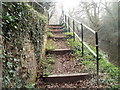 Steps up from Cwmbran canal tunnel