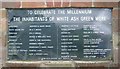 Millennium Plaque