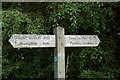 John Buchan Way signpost, Broughton Place