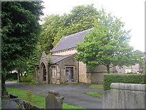 SE1538 : Charlestown Cemetery Chapel - Otley Road by Betty Longbottom