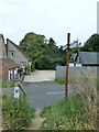 Footpath from Old Park Lane emerging into Taylors Lane