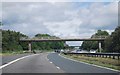 NZ2413 : Footbridge over the A1(M) near Low Coniscliffe by N Chadwick