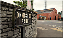 J3873 : Ormiston Park sign, Belfast by Albert Bridge