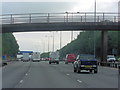 M25 footbridge south of Margery