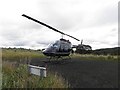 H2049 : Helicopter G-KETH on the pad, Ross by Kenneth  Allen