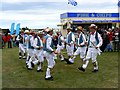 SU3188 : Morris Dancers at the White Horse Show, Uffington 2011 by Brian Robert Marshall