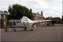 TQ7569 : GJ710 Helicopter, Chatham Historic Dockyard, Kent by Christine Matthews