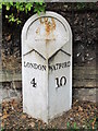 Old milestone, Cricklewood Broadway (A5), NW2