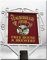 The new sign of The Stagborough Arms, 81 Lower Lickhill Road, Stourport-on-Severn