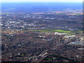 West London and Wembley Stadium from the air