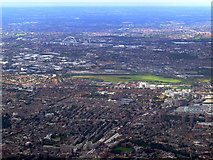 TQ2379 : West London and Wembley Stadium from the air by Thomas Nugent