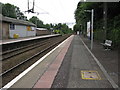 Bearsden railway station, looking WSW