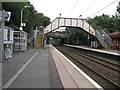 Bearsden railway station, looking ENE