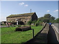 Farm machinery and barn