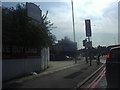 Lights at the junction of Brentfield Road and the North Circular