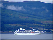 NS1674 : Ocean Princess in the Firth of Clyde by Thomas Nugent