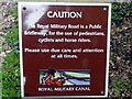 Hythe, Royal Military Road Sign