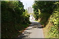 Lane approaching St Mary