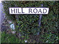 TM5077 : Hill Road sign by Geographer