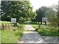 The entrance to  Overstone Park