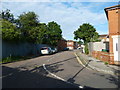 Looking from Hartington Road into Wolverton Road