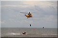 TM1713 : Simulated Sea Rescue, Clacton Air Show, Essex by Christine Matthews