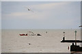 TM1613 : Bringing the Lifeboat Home, Clacton, Essex by Christine Matthews